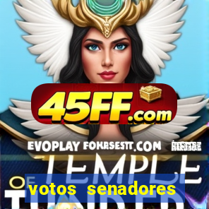 votos senadores impeachment alexandre de moraes